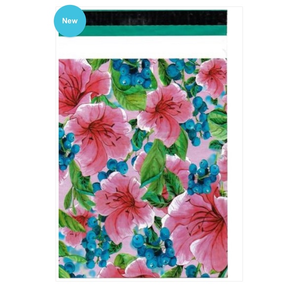 50 6X9 Poly Mailers Tropical Flowers Envelopes PRICE IS FIRM - Picture 4 of 5